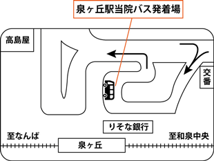 泉ヶ丘駅前バス乗り場