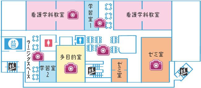 4階フロア図